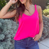 Classic V-neck Tank Top With Strap Accent - SS - ShopSpoiled
