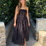 Miley Midi Dress in Black - ShopSpoiled