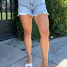 Layla Shorts In Light Wash - ShopSpoiled