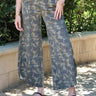 Camo Scalloped Bottom Pants - ShopSpoiled