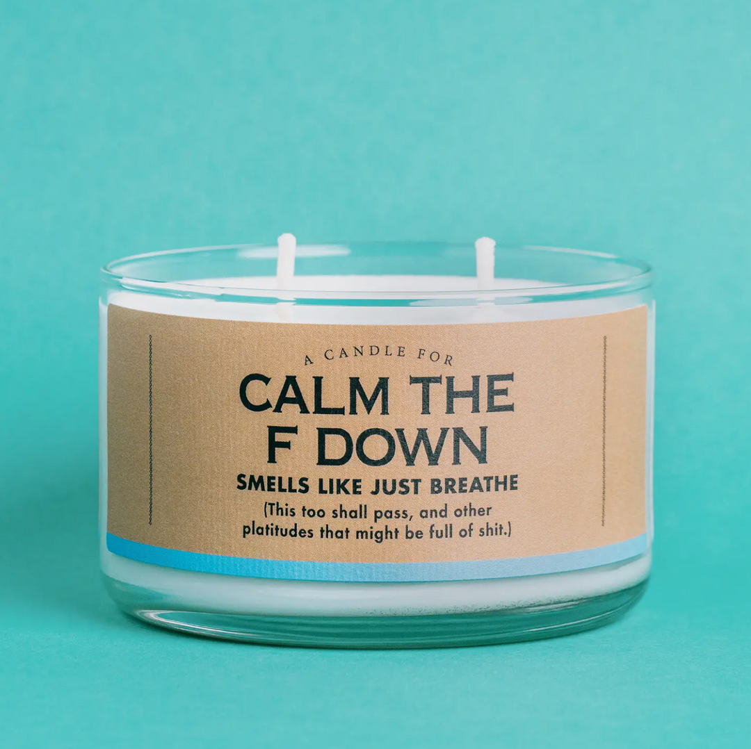 Calm the F Down Candle - ShopSpoiled