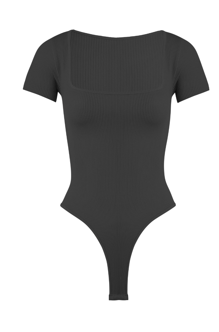 Sunny Coast Bodysuit In Black - ShopSpoiled