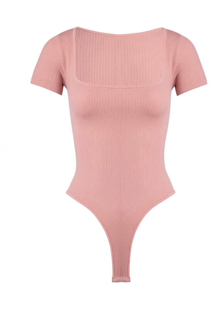 Sunny Coast Bodysuit In Pink - ShopSpoiled