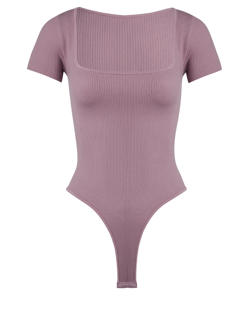 Sunny Coast Bodysuit In Purple - ShopSpoiled