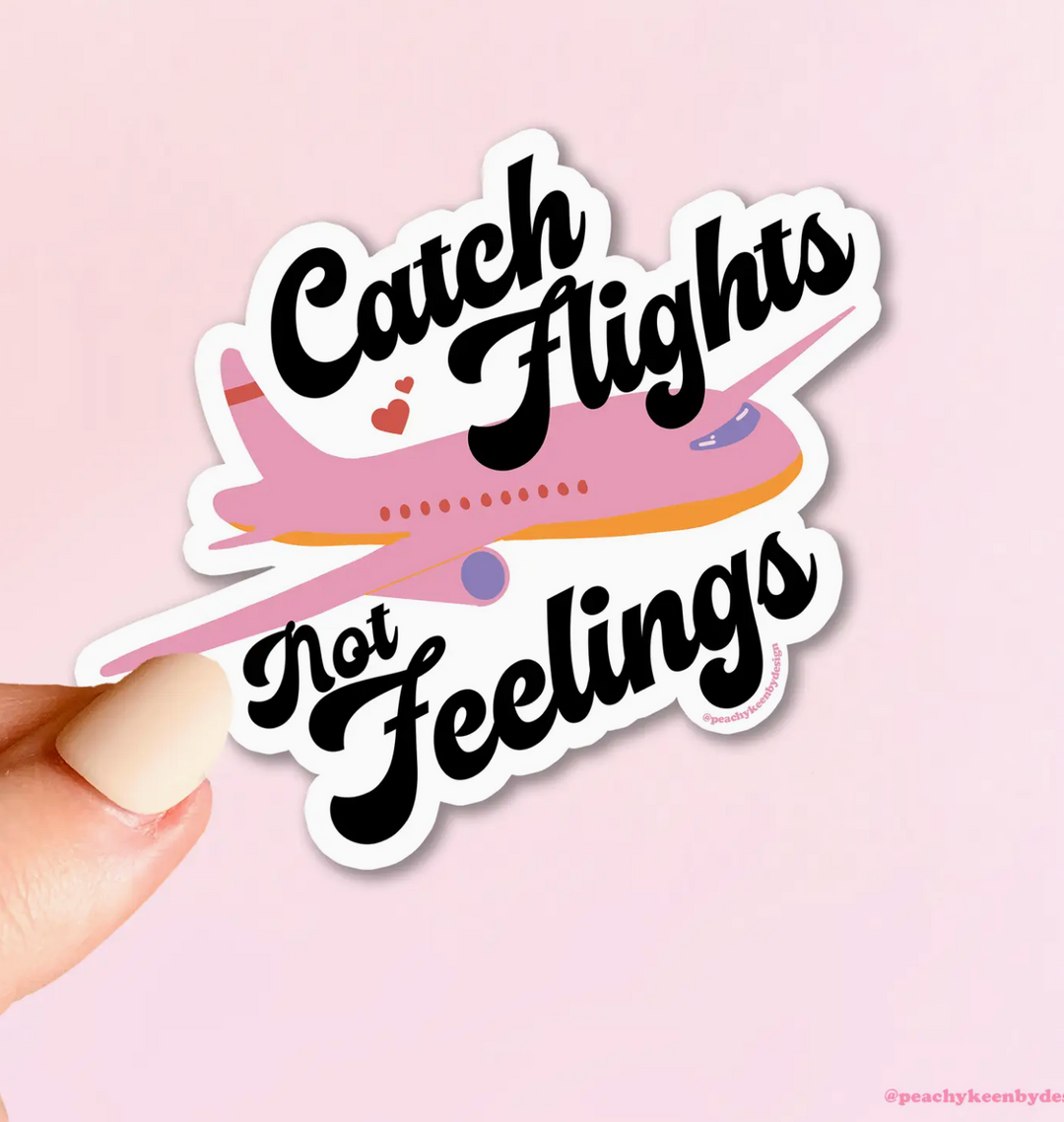 Catch flights Sticker - ShopSpoiled