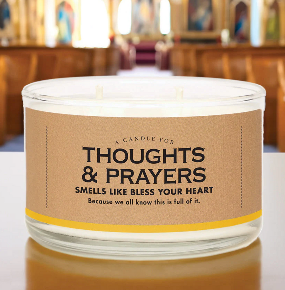 Thoughts & Prayers Candle - ShopSpoiled