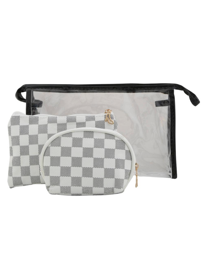 3 Pc Makeup bag Set - ShopSpoiled