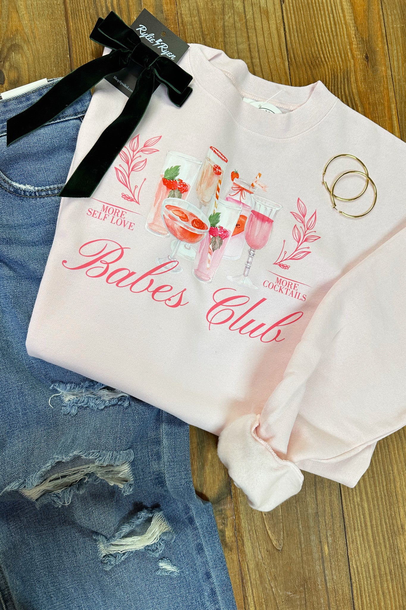 The babes club online sweatshirt