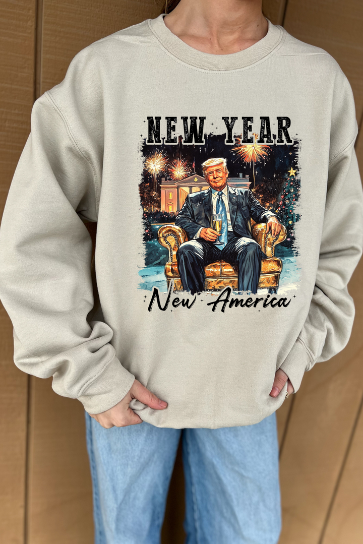 **PRE ORDER** New Year, New America Sweatshirt - ShopSpoiled