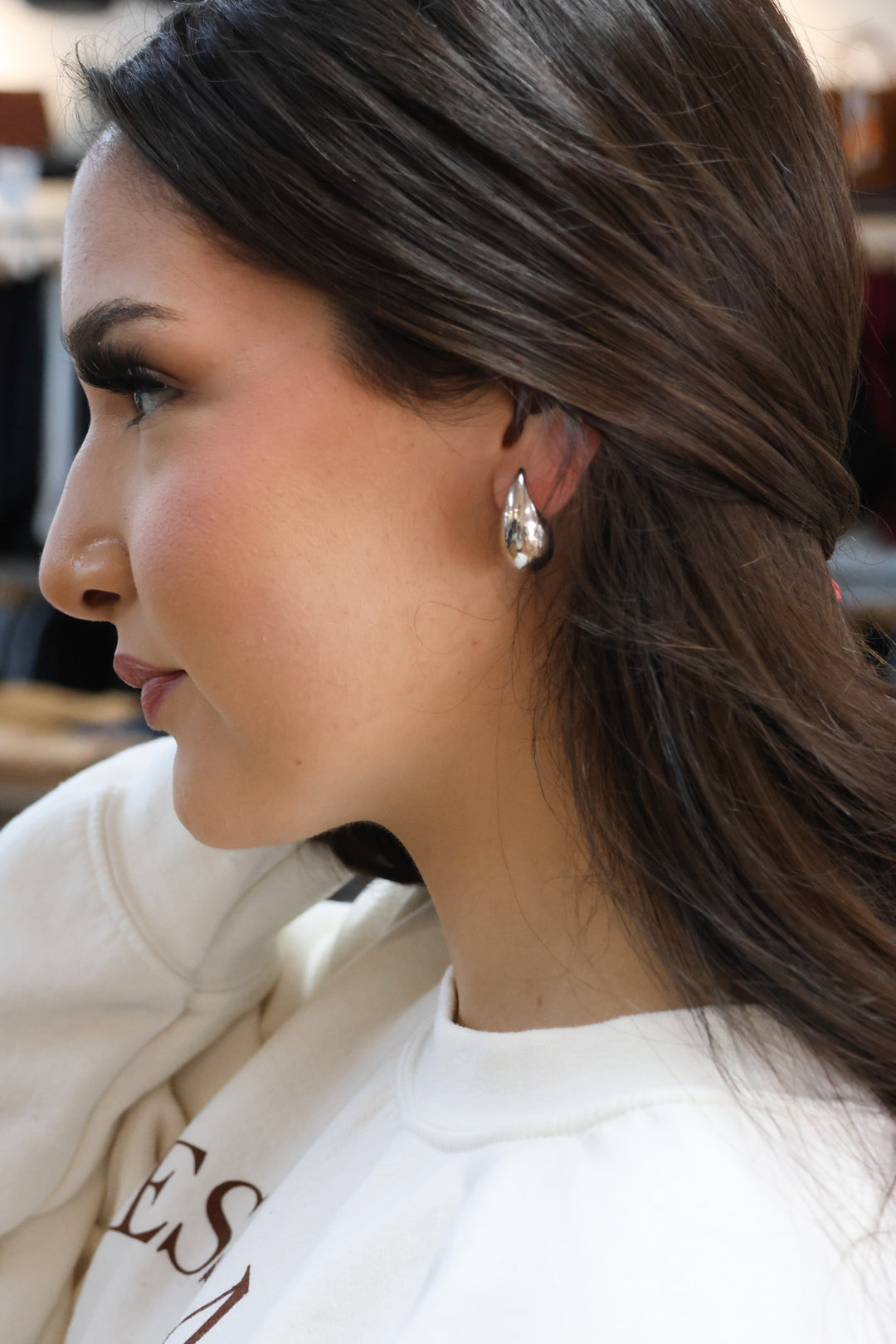 Venice Earrings In Silver - ShopSpoiled