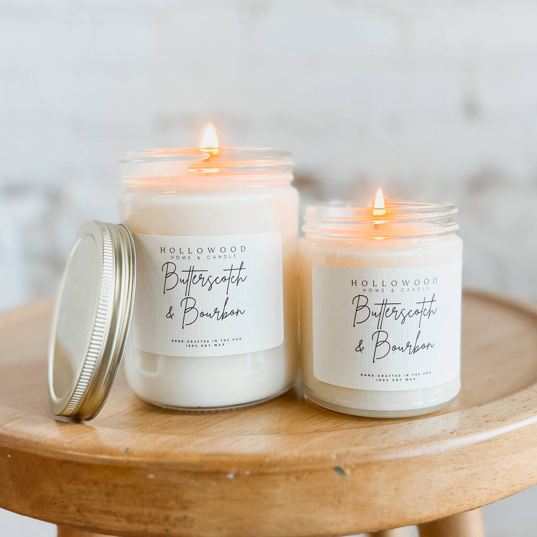 Butterscotch and Bourbon Candle 8oz - ShopSpoiled