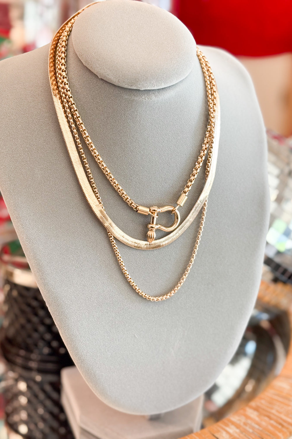 Still The One Layered Necklace Gold - ShopSpoiled