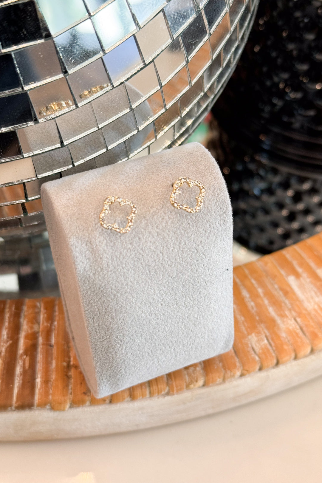 Diamond Clover Earrings - ShopSpoiled