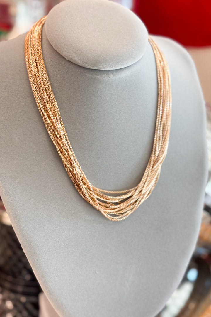 Statement Maker Necklace In Gold - ShopSpoiled