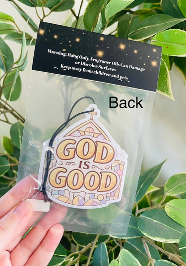 God is Good Air Freshener - ShopSpoiled