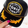 Tan Tatted Toxic Tipsy Trucker Hat - ShopSpoiled