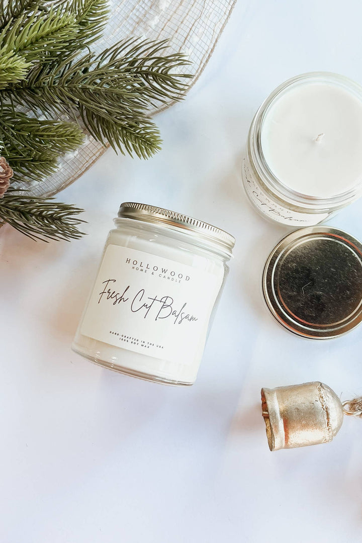 FRESH CUT BALSAM | HOLIDAY CANDLE | 100% SOY WAX | 8 OZ - ShopSpoiled