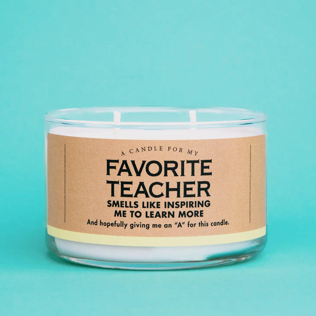 My Favorite Teacher Candle - ShopSpoiled