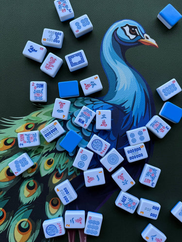 Jade Peacock Mahjong Mat - ShopSpoiled