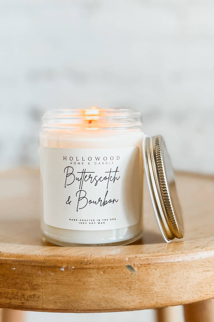 Butterscotch and Bourbon Candle 8oz - ShopSpoiled