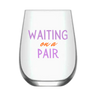 Mahjong Stemless Wine Glass "Waiting on a Pair" - Single 1ct - ShopSpoiled