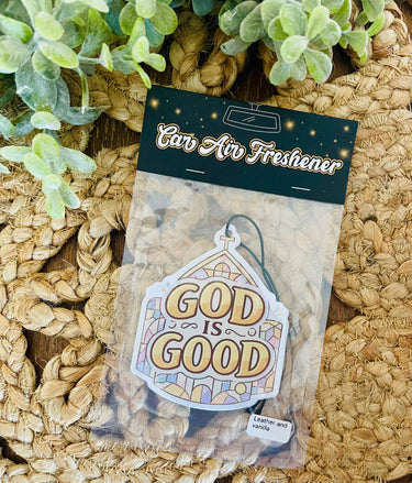God is Good Air Freshener - ShopSpoiled