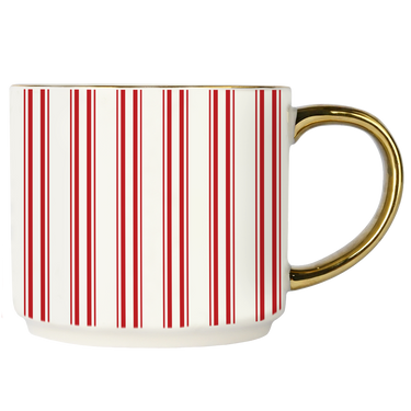 Red Stripe Coffee Mug - ShopSpoiled