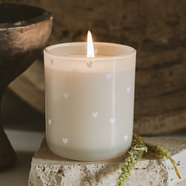 All Over Hearts 12 oz Soy Candle - ShopSpoiled