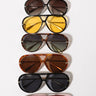 Tinted Lenses Retro Aviator Sunglasses - ShopSpoiled