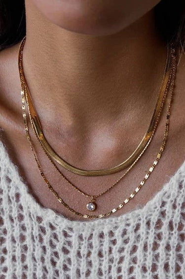 Solar Power Layered Necklace - ShopSpoiled