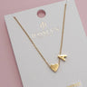 Heart Initial Necklace - ShopSpoiled
