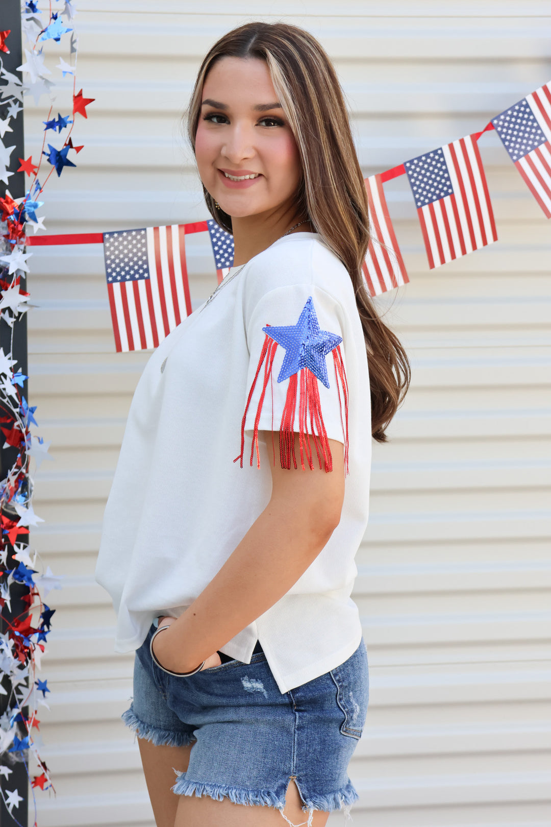 Home of the Brave Top - ShopSpoiled