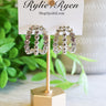 Cosmos and City Lights Earrings In Silver - ShopSpoiled