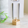 Brushed Silver Bar Earring - ShopSpoiled