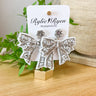 Beaded Bow Earrings - ShopSpoiled