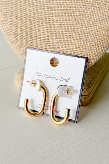 Bold Chain Hoops - ShopSpoiled