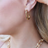 Bold Chain Hoops - ShopSpoiled