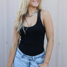 The Soft Stretch Ribbed Tank - ShopSpoiled