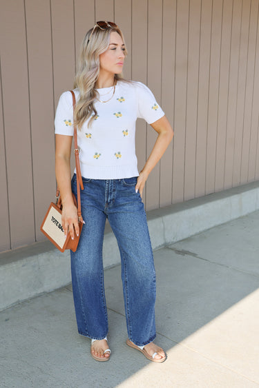 The Fresh Picked Floral Knit Top - ShopSpoiled