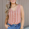 The Beachside Button Vest - ShopSpoiled