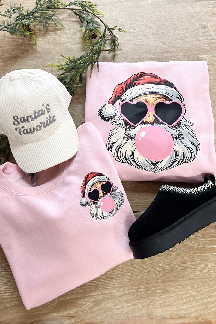 Bubblegum Santa Sweatshirt - ShopSpoiled