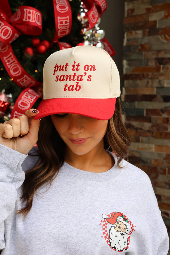 Put It On Santa's Tab Trucker Hat - ShopSpoiled