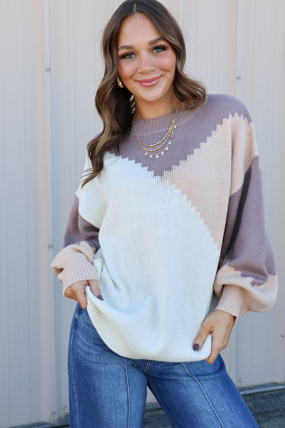 Latte Break Sweater - ShopSpoiled