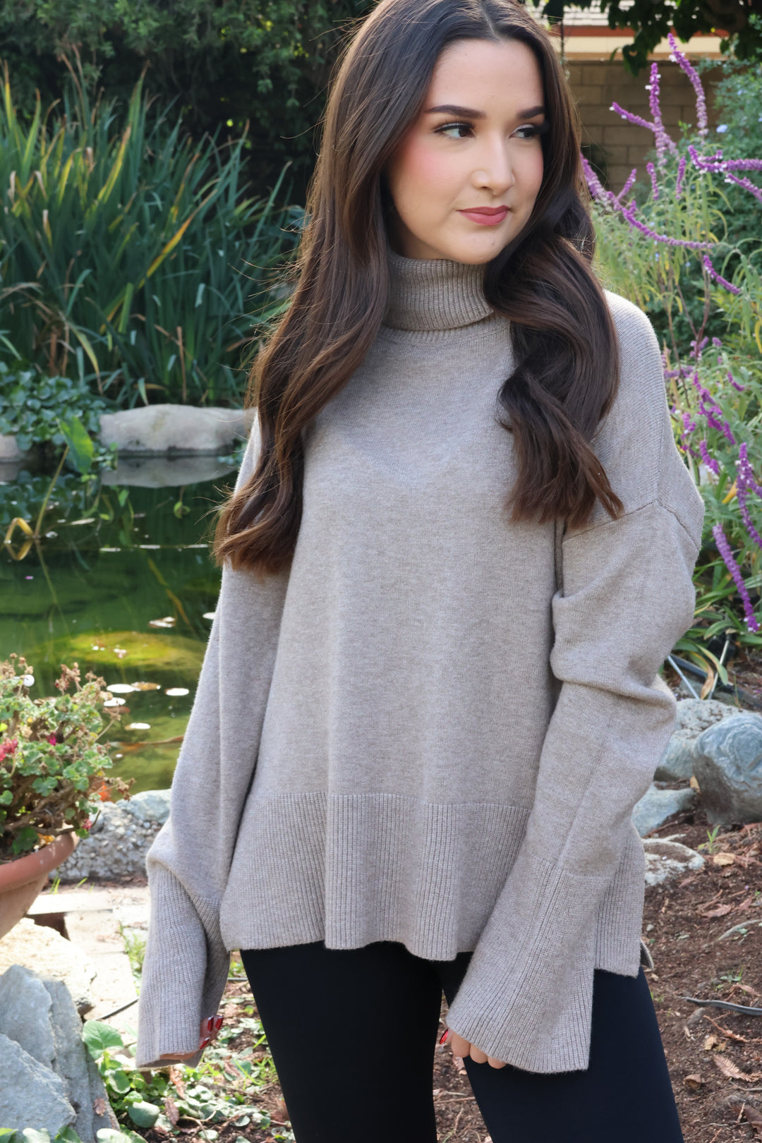 Comfy Moment Sweater in Mocha - ShopSpoiled