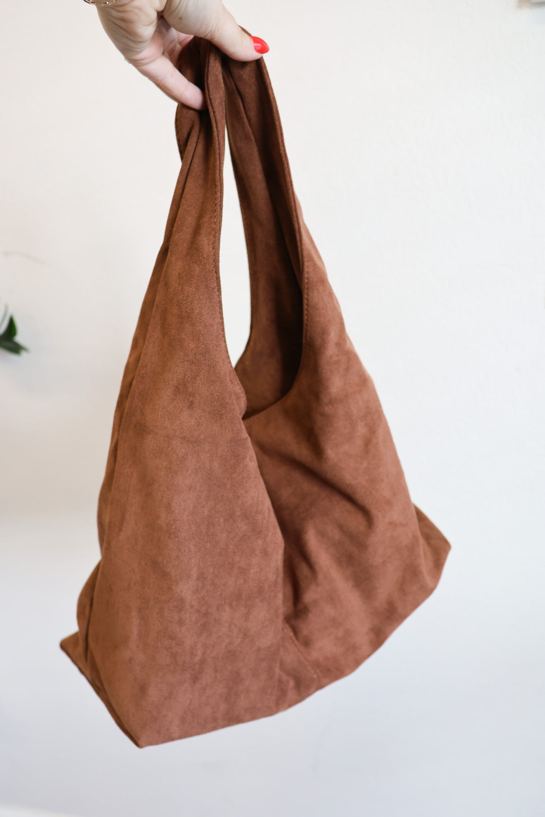 Slouchy Suede Shoulder Bag - ShopSpoiled