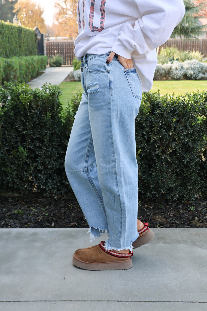 Ellie Barrel Jeans - ShopSpoiled