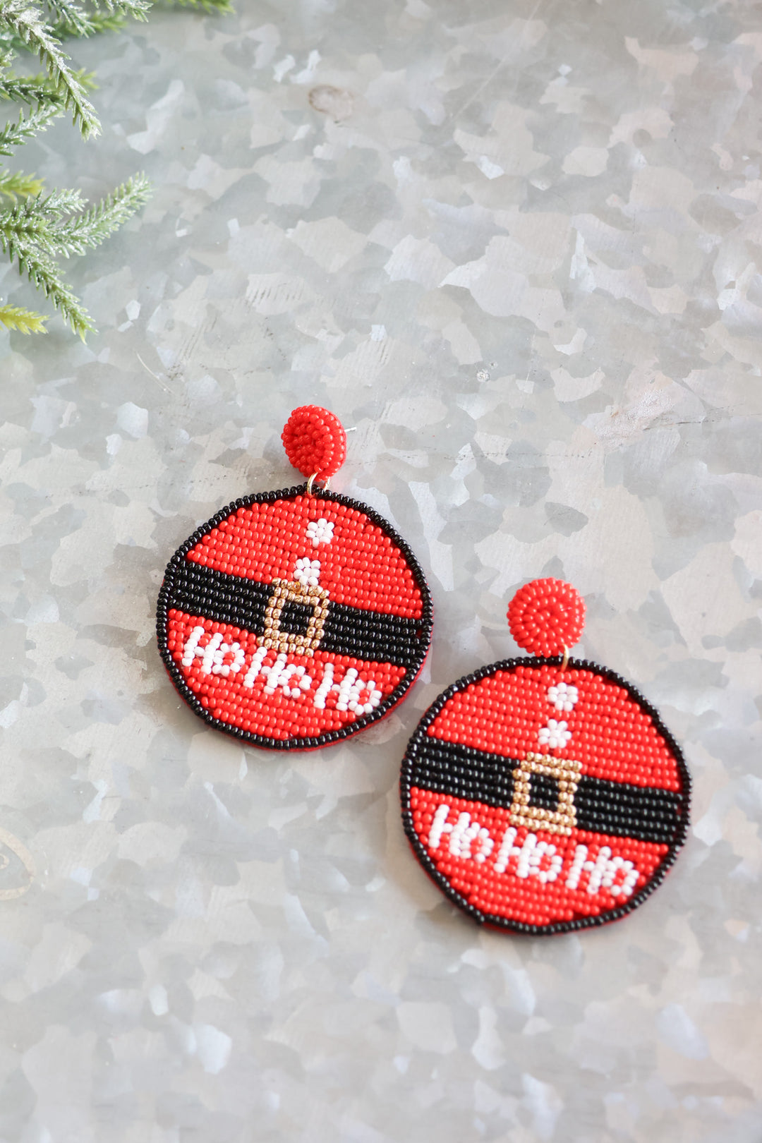 Ho Ho Ho Santa Earrings - ShopSpoiled