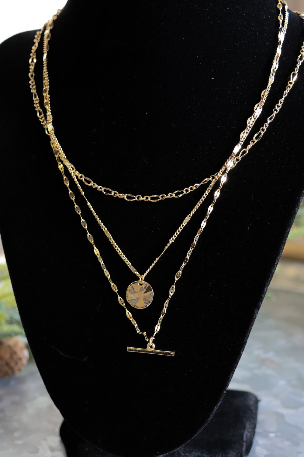 Golden Bar Necklace - ShopSpoiled