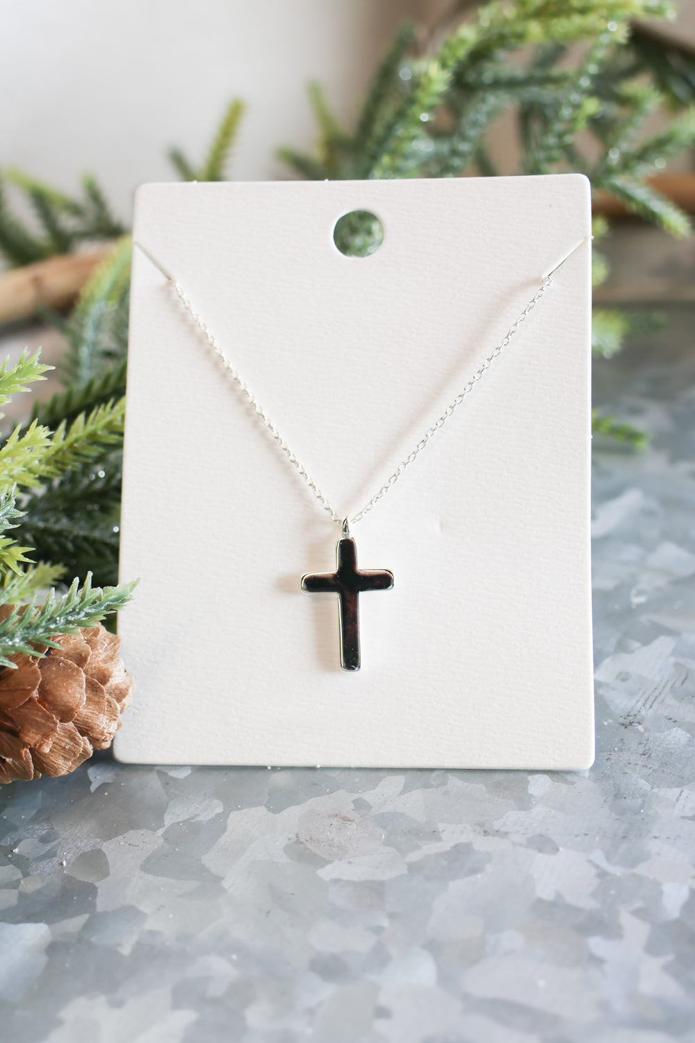 Simple Cross Necklace - ShopSpoiled