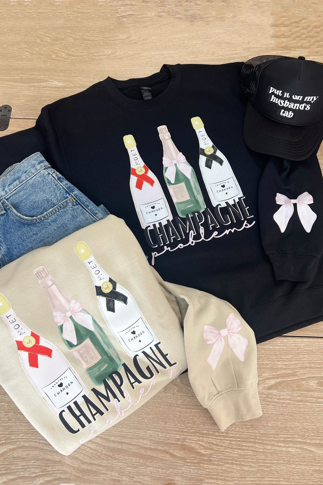 Champagne Problems Sweatshirt - ShopSpoiled